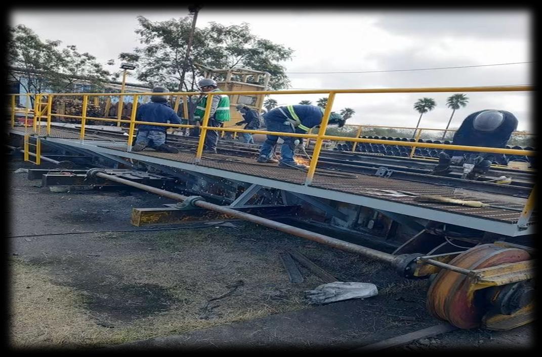 Trabajo real de mantenimiento industrial